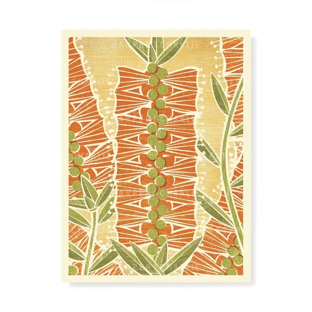 Australian Bottlebrush colour print