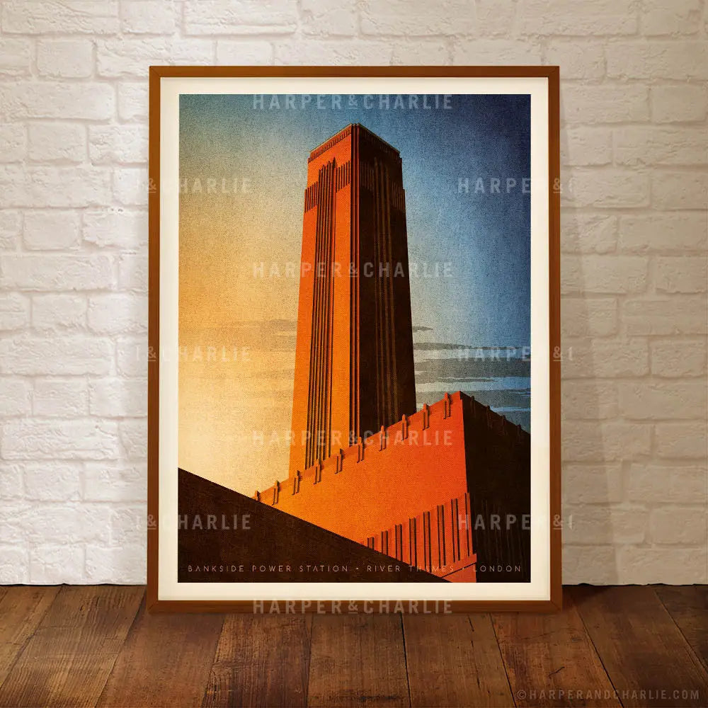 Bankside Power Station, London Colour Print