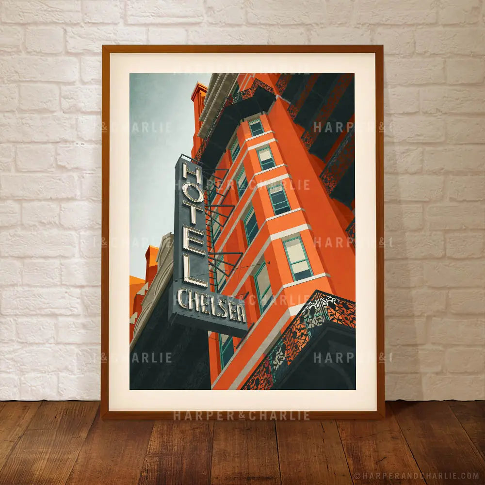 Chelsea Hotel, New York Colour Print