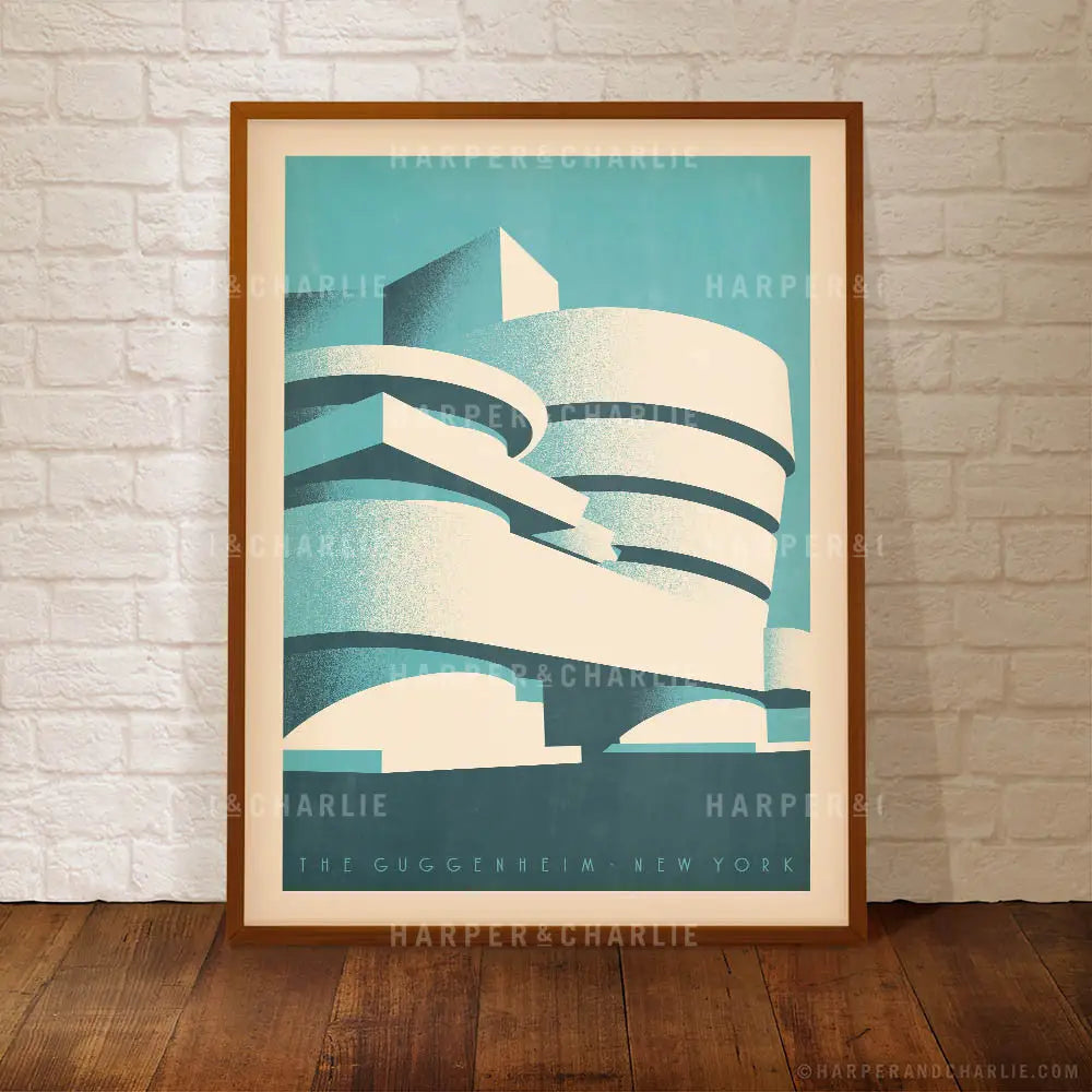 Guggenheim Museum Colour Print