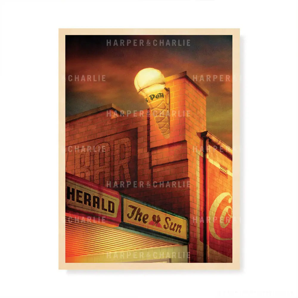 Corner Store Colour Print by Harper & Charlie