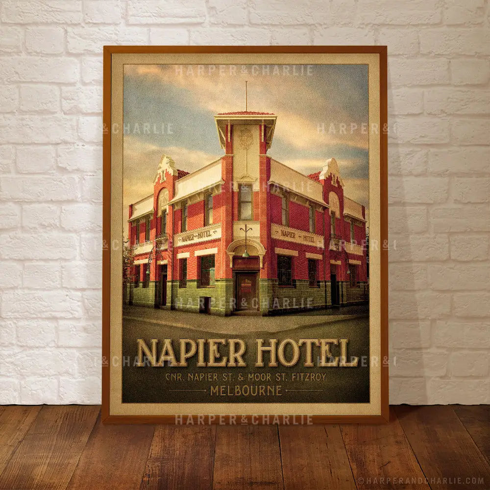Napier Hotel Fitzroy Melbourne Print