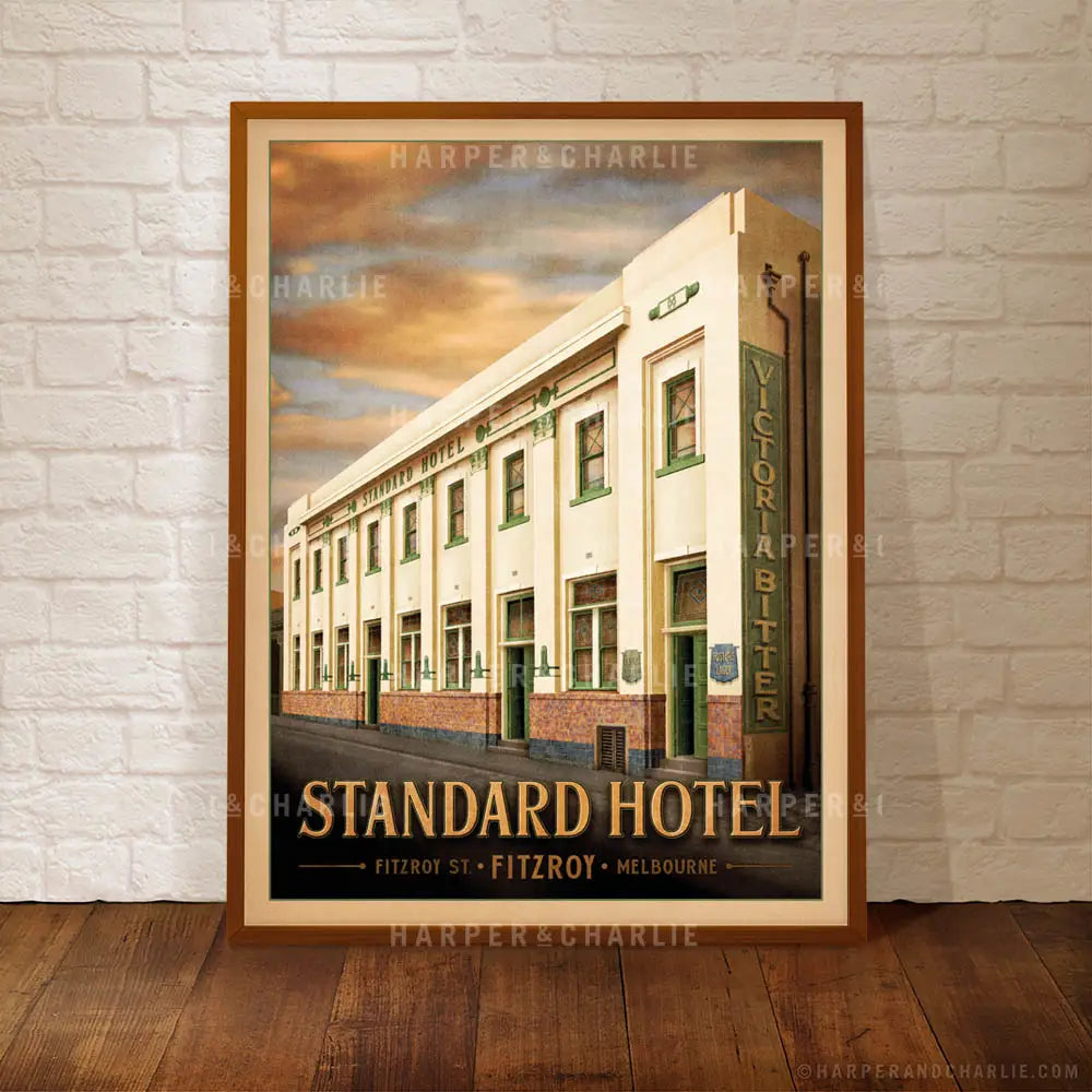Standard Hotel Fitzroy Melbourne Print by Harper & Charlie