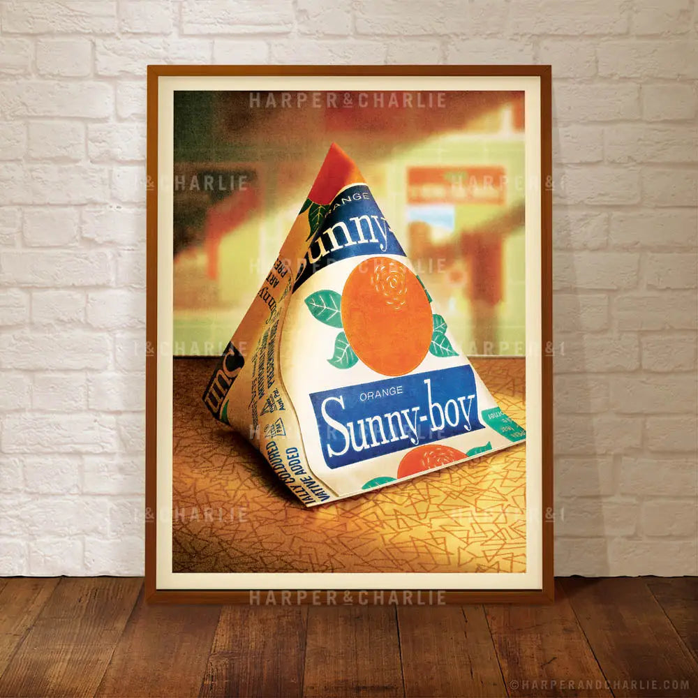 Sunny boy vintage Australian print by Harper and Charlie