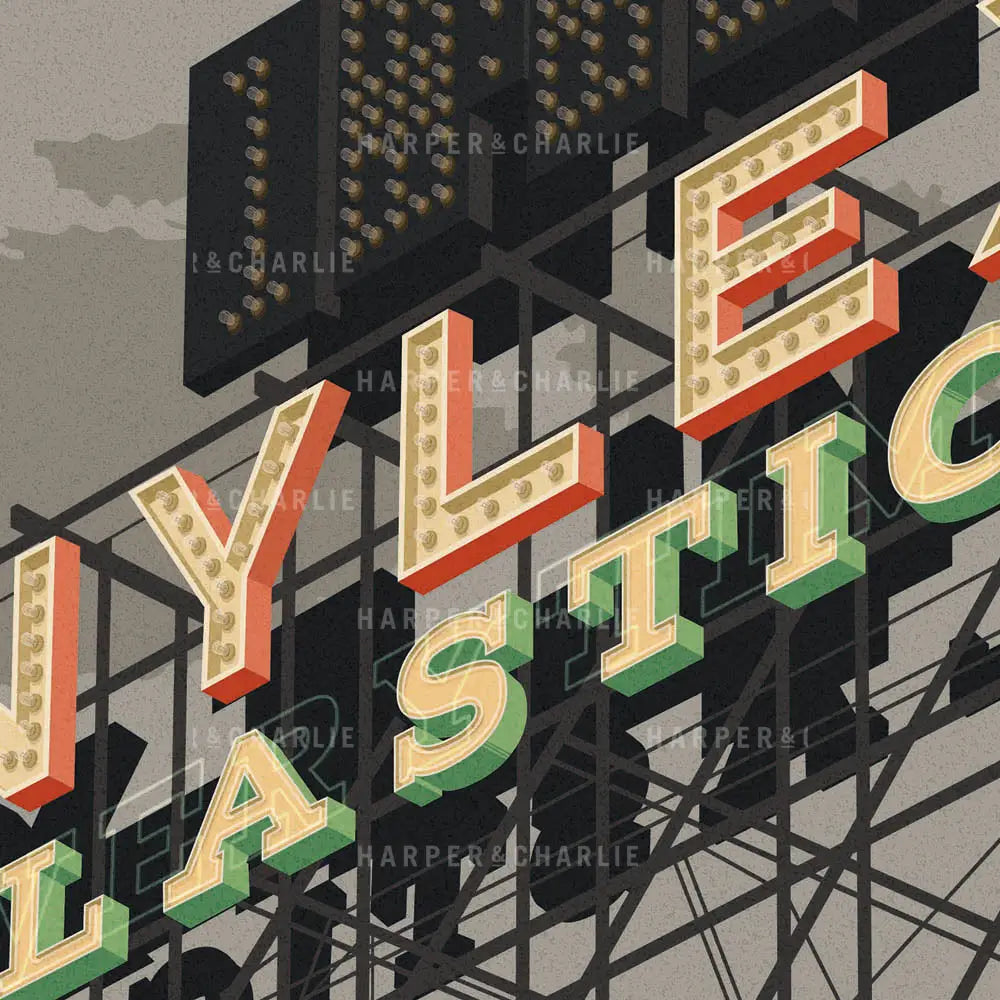 Nylex Sign, Cremorne Melbourne print by Harper and Charlie
