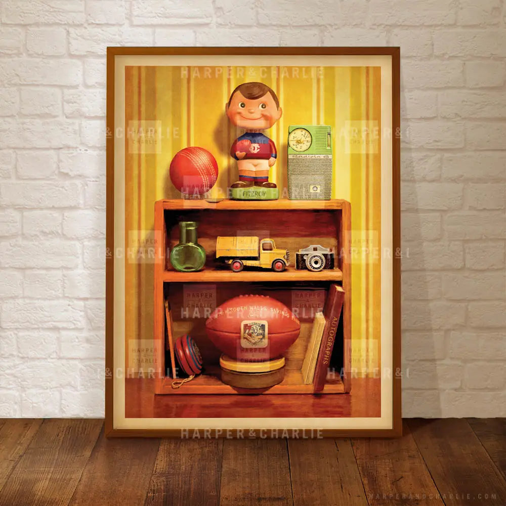 Treasured Possessions Fitzroy Vintage Print