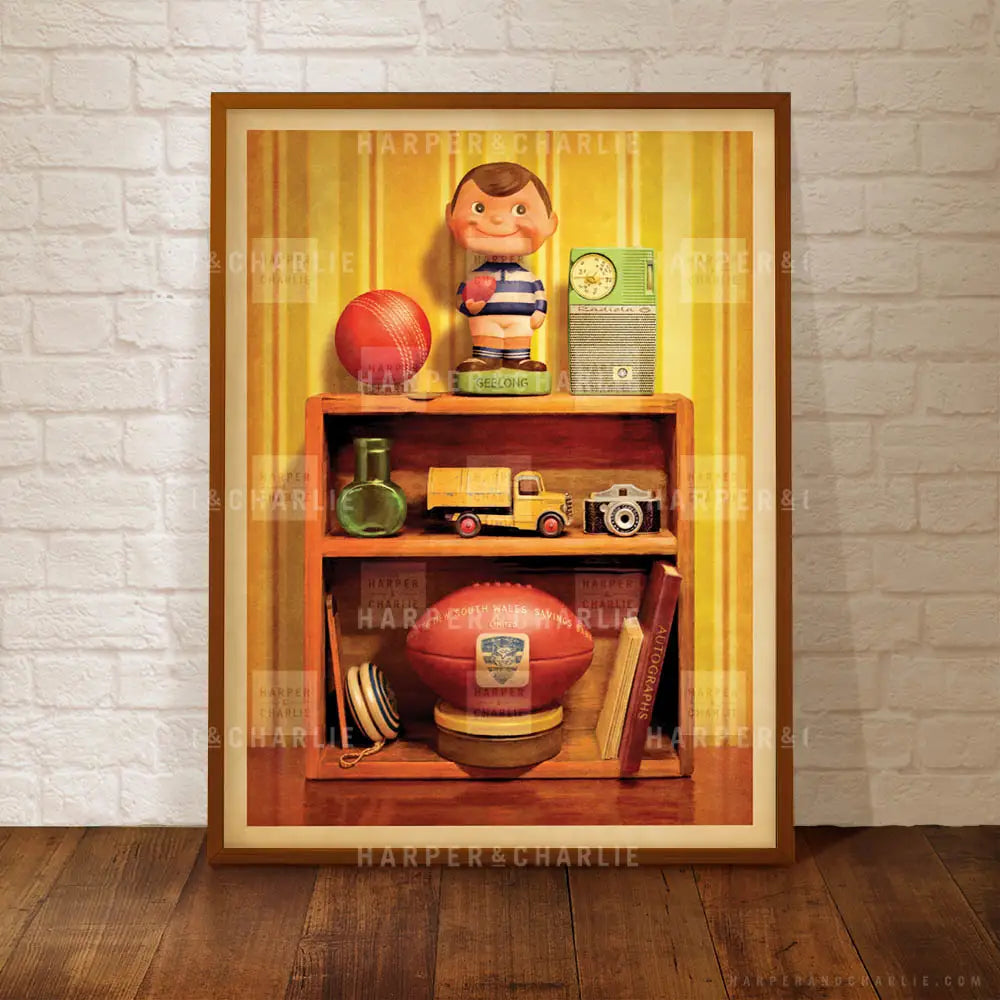 Treasured Possessions Geelong Vintage Print