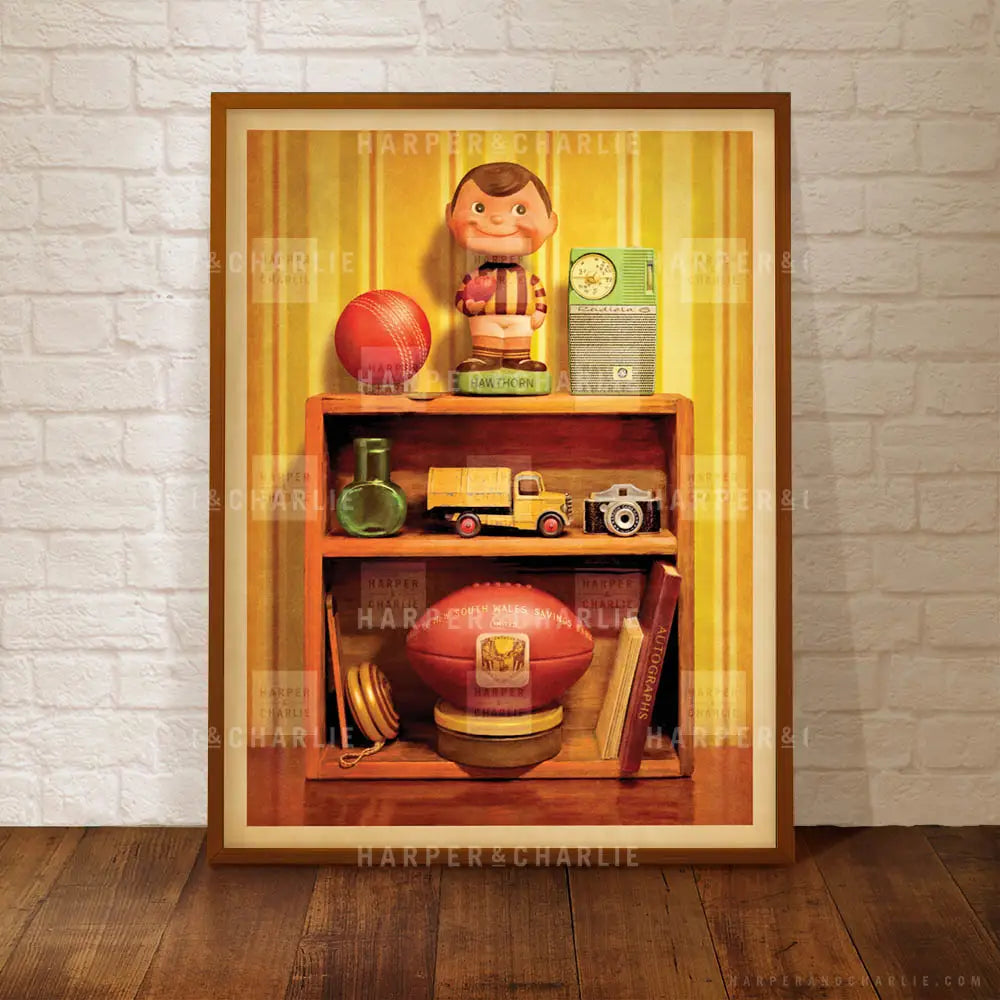 Treasured Possessions Hawthorn Vintage Print