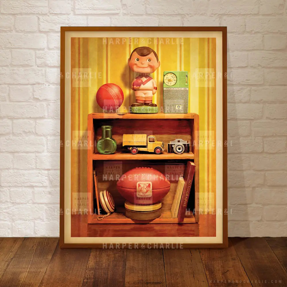 Treasured Possessions South Melbourne Vintage Print