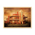 United Kingdom Hotel Clifton Hill Colour Melbourne Print Landscape by Harper and Charlie