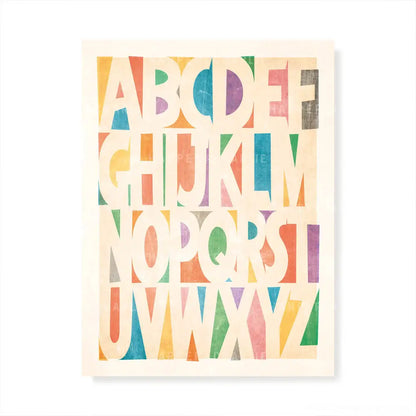 Alphabet Block Kids Print
