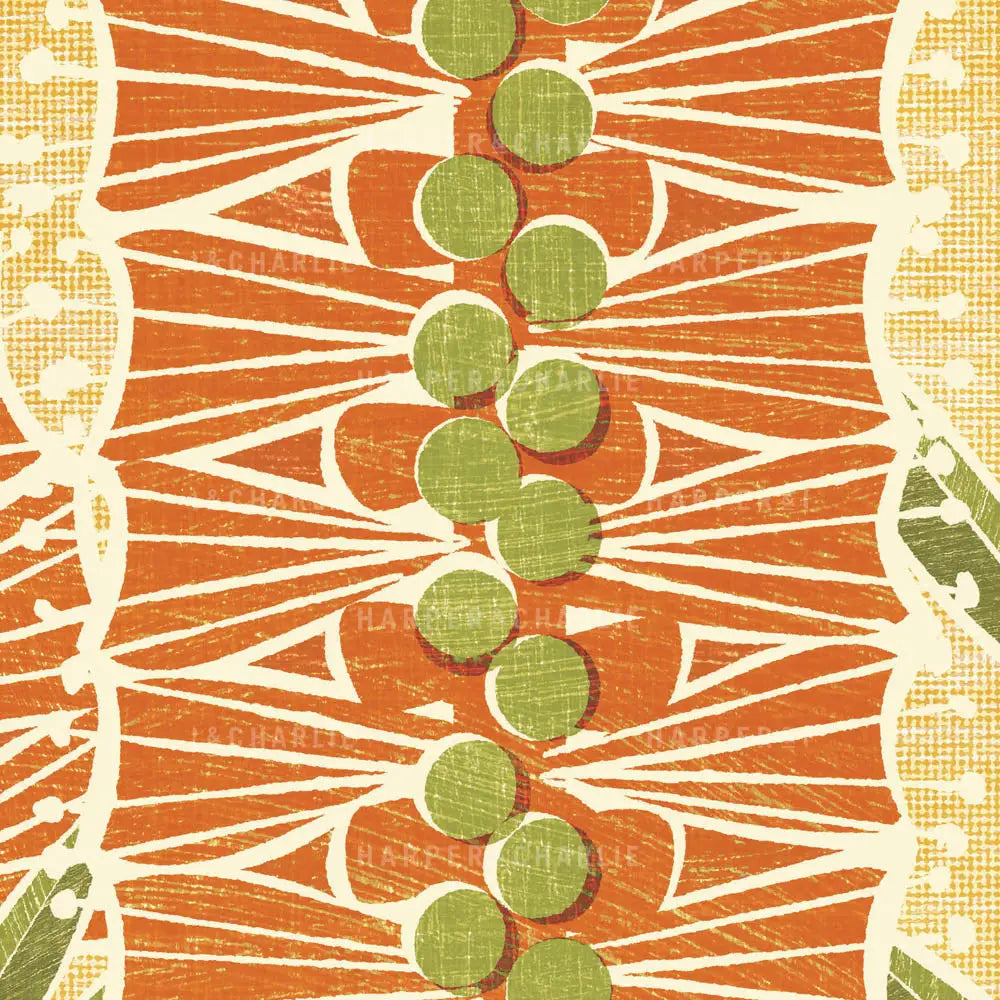 Australian Bottlebrush colour print closeup