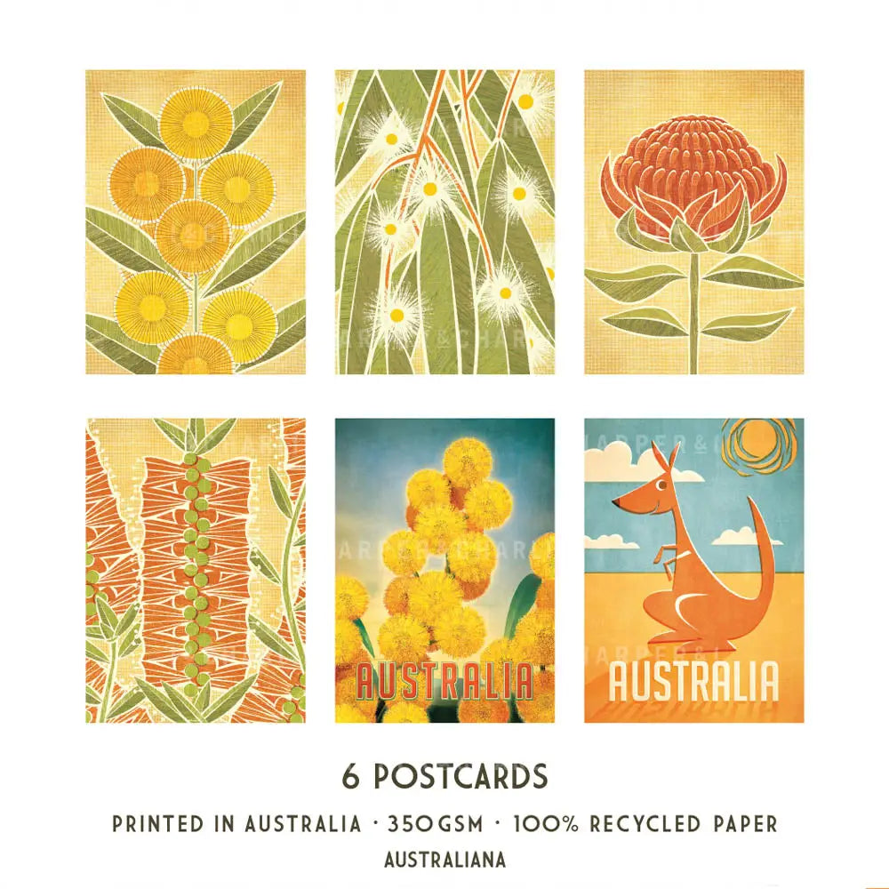 Australiana Postcard Pack Postcards
