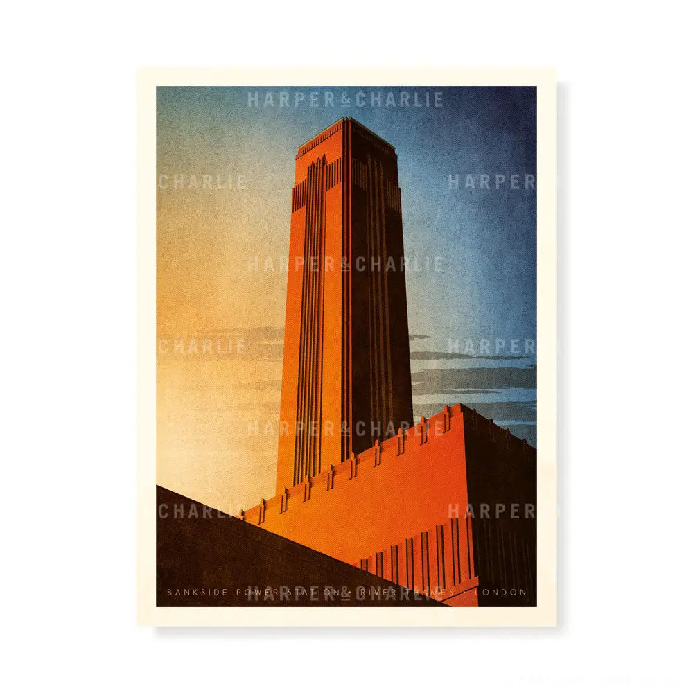 Bankside Power Station, London Colour Print