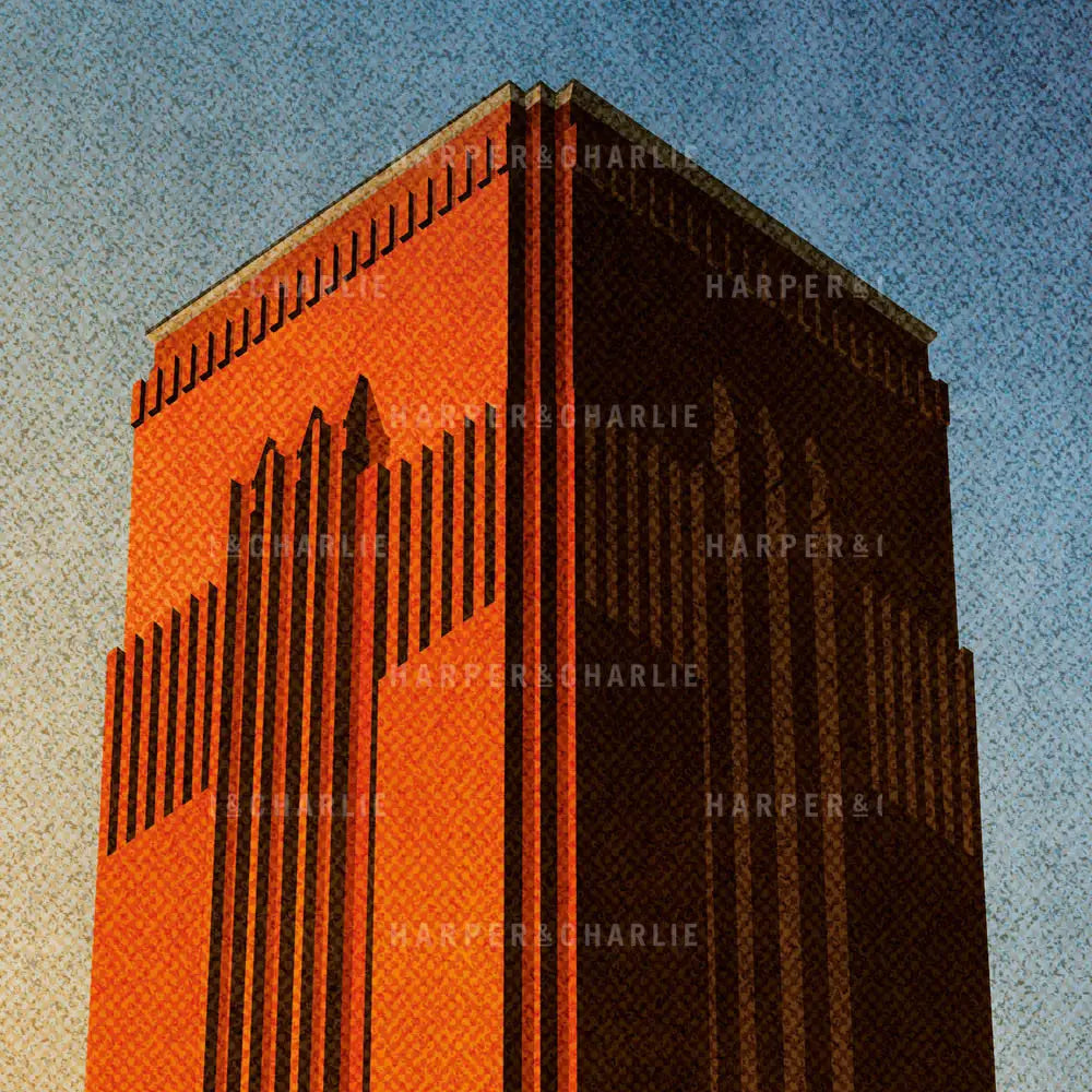 Bankside Power Station, London Colour Print Close Up View