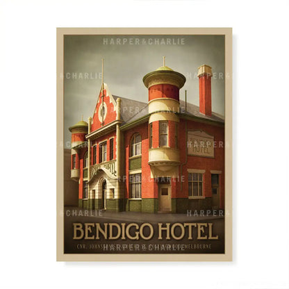 Bendigo Hotel Collingwood Colour Print by Harper and Charlie