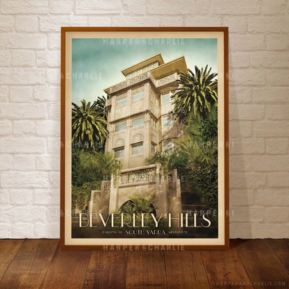 Beverley Hills Apartments South Yarra, Vintage Melbourne Print