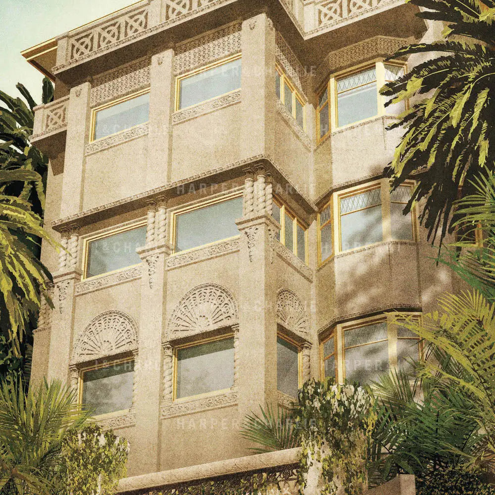 Beverley Hills Apartments South Yarra, Vintage Melbourne Print