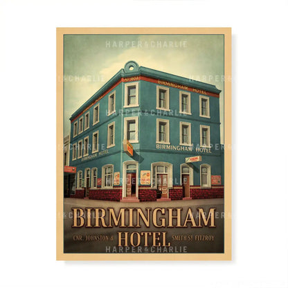 Birmingham Hotel Fitzroy Art Print Harper &amp; Charlie