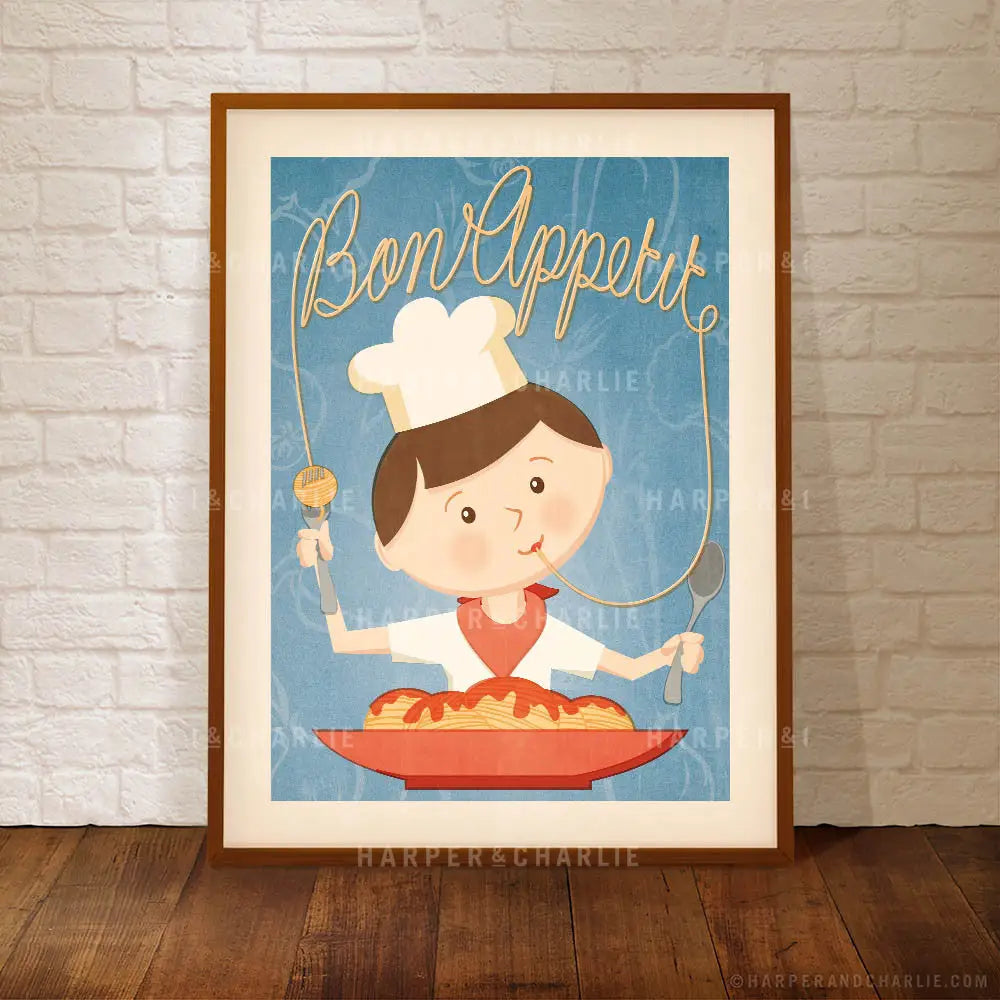 Bon Appetit Kids Print