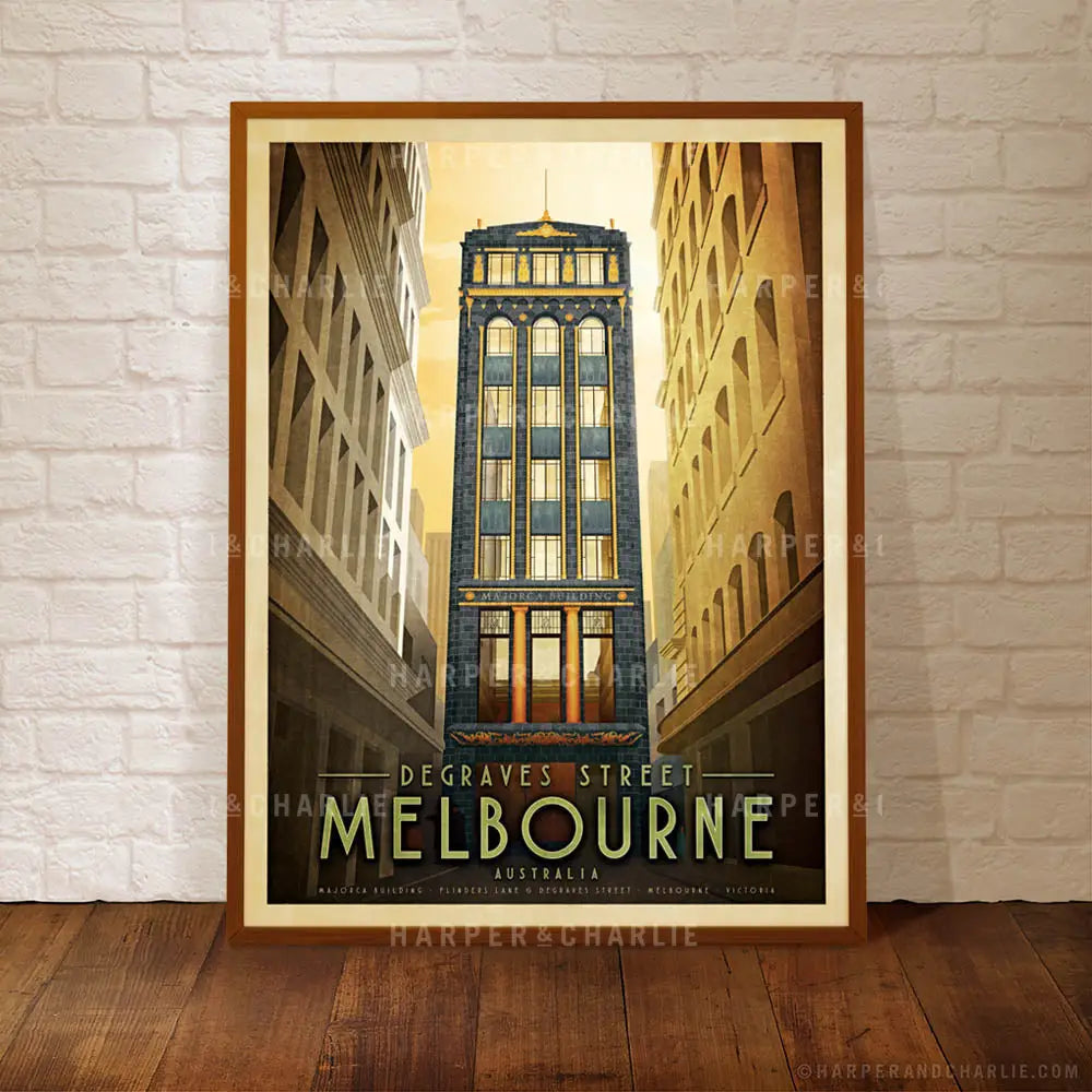 Degraves Street, Melbourne Print