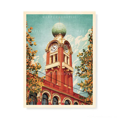 Dimmeys Store Richmond colour print by Harper and Charlie