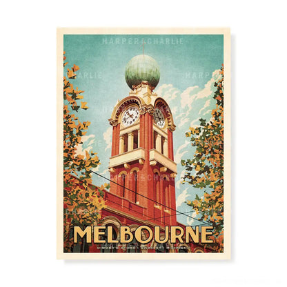 Dimmeys Store Melbourne Colour Print by Harper and Charlie
