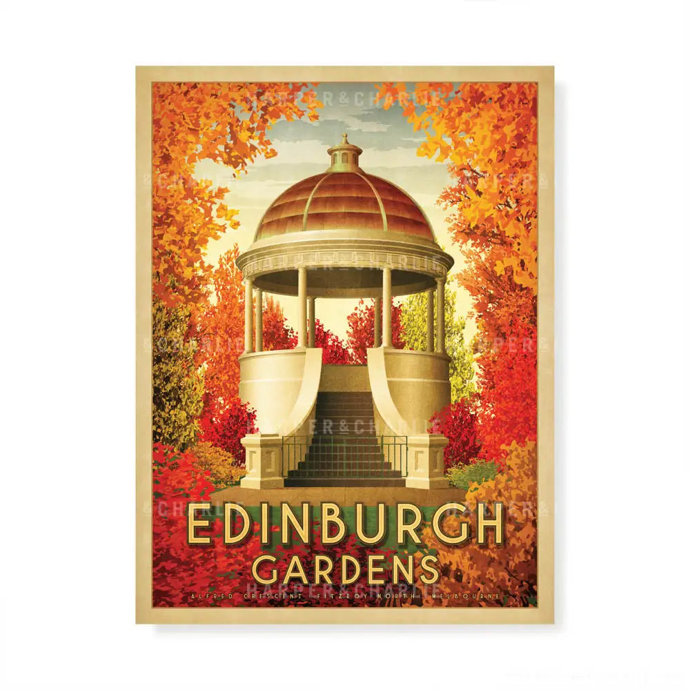 Edinburgh Gardens North Fitzroy, Melbourne Print