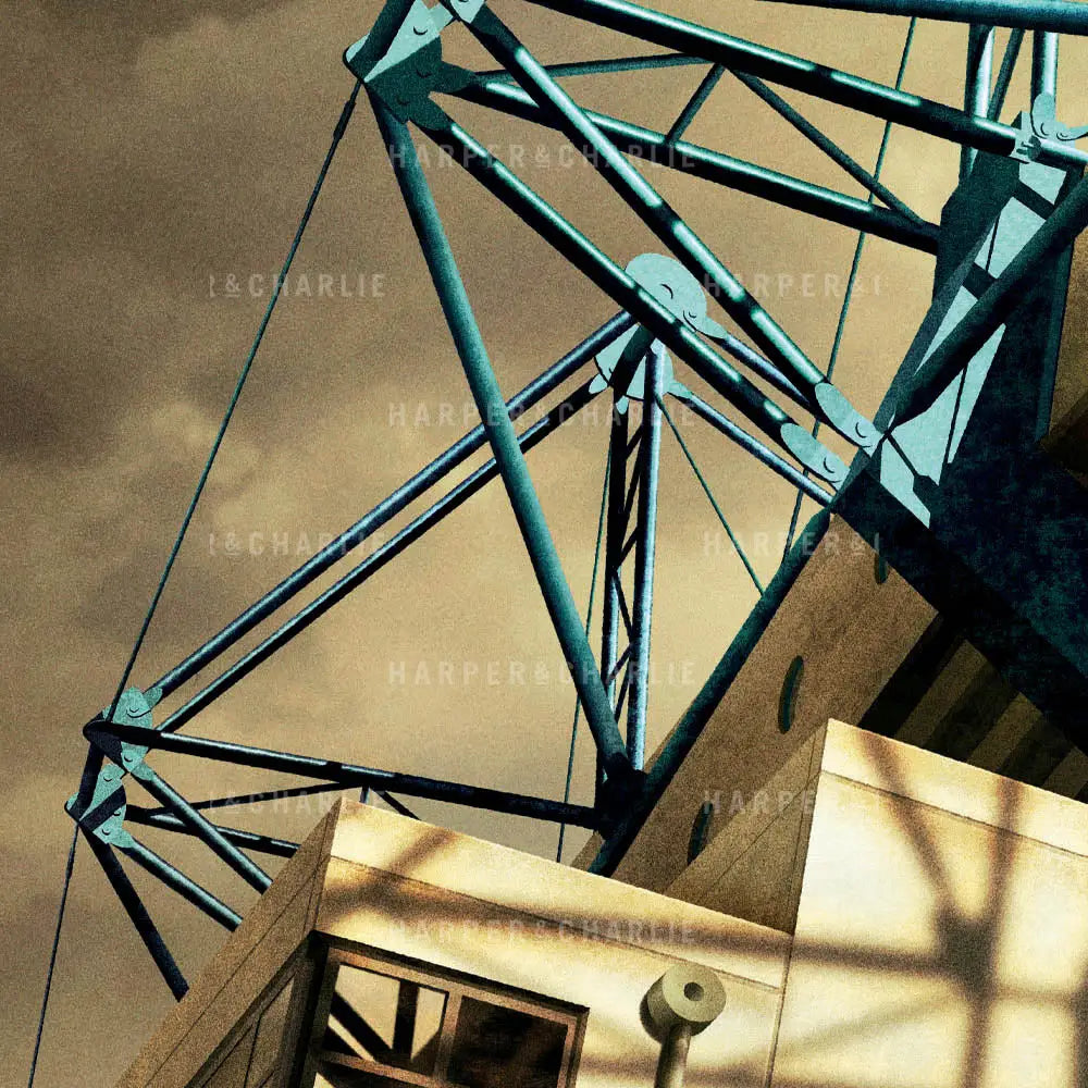 Gate 5 MCG, Melbourne Print Close Up View