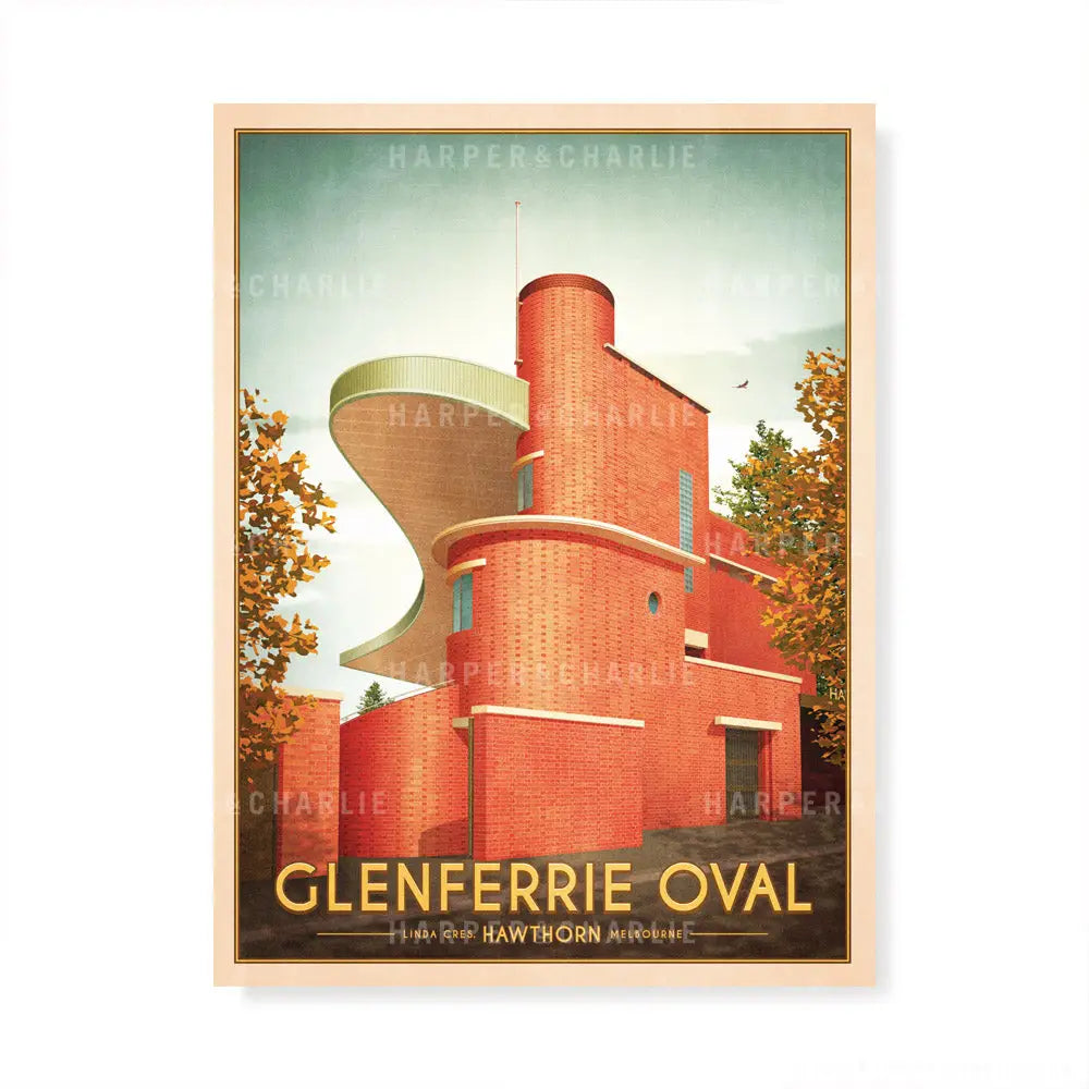 Glenferrie Oval Hawthorn, Melbourne Print