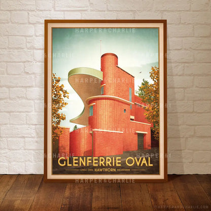 Glenferrie Oval Hawthorn, Melbourne Print