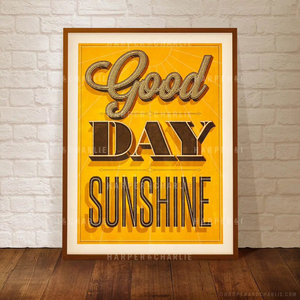 Good Day Sunshine Kids Print