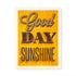 Good Day Sunshine Kids Retro Print