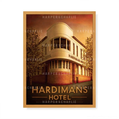 Hardimans Hotel Kensington Melbourne Print