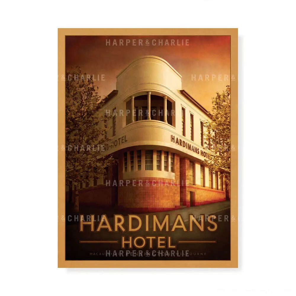 Hardimans Hotel Kensington Melbourne Colour Print