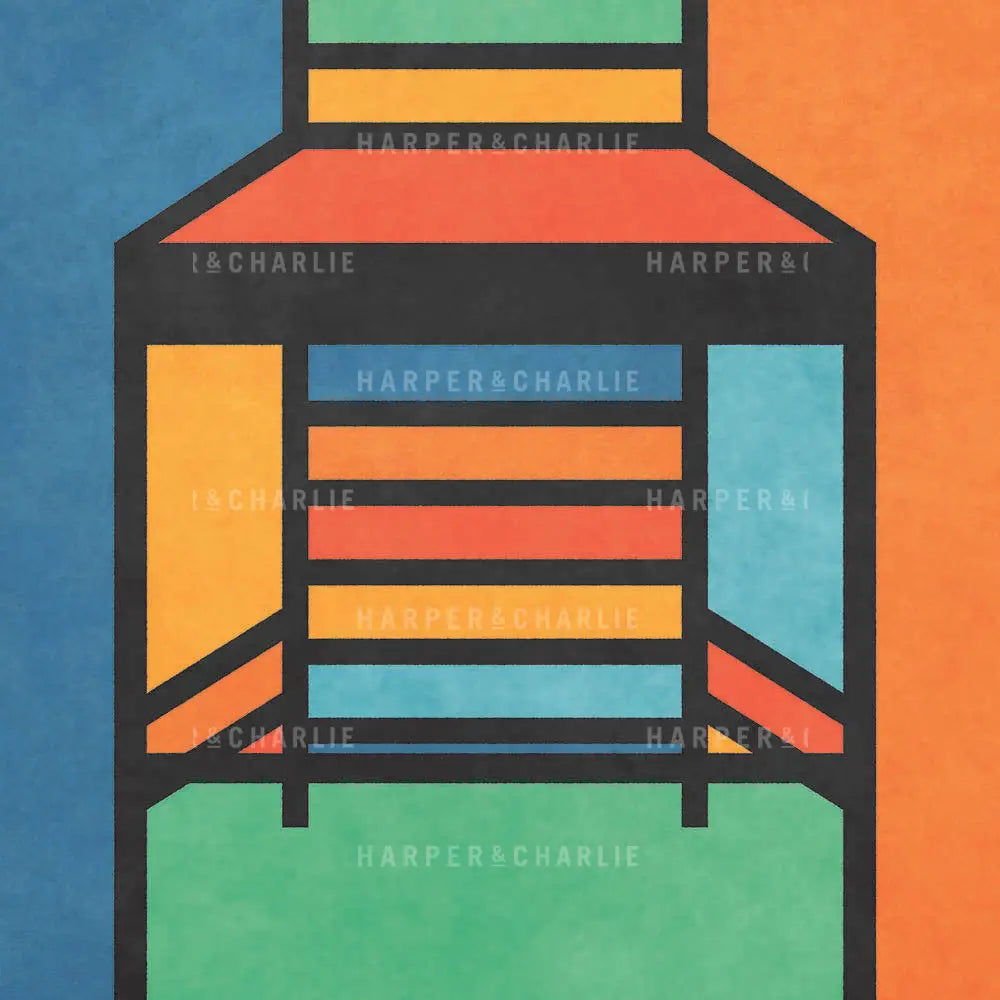 Hill House 1 Chair, Charles Rennie Mackintosh Colour Print