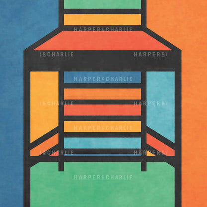 Hill House 1 Chair, Charles Rennie Mackintosh Colour Print