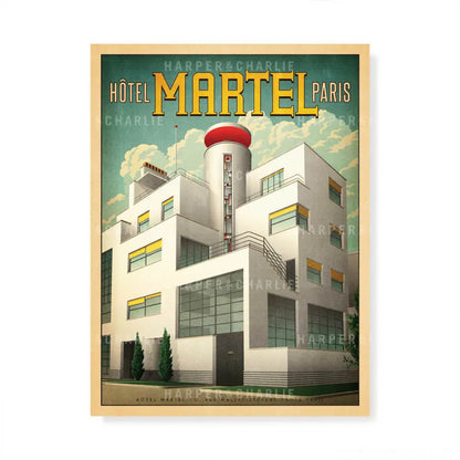 Hôtel Martel, Paris Colour Print