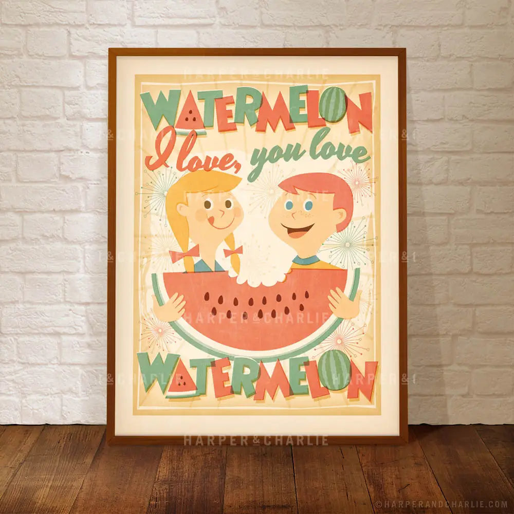I Love, You Love Watermelon Kids&