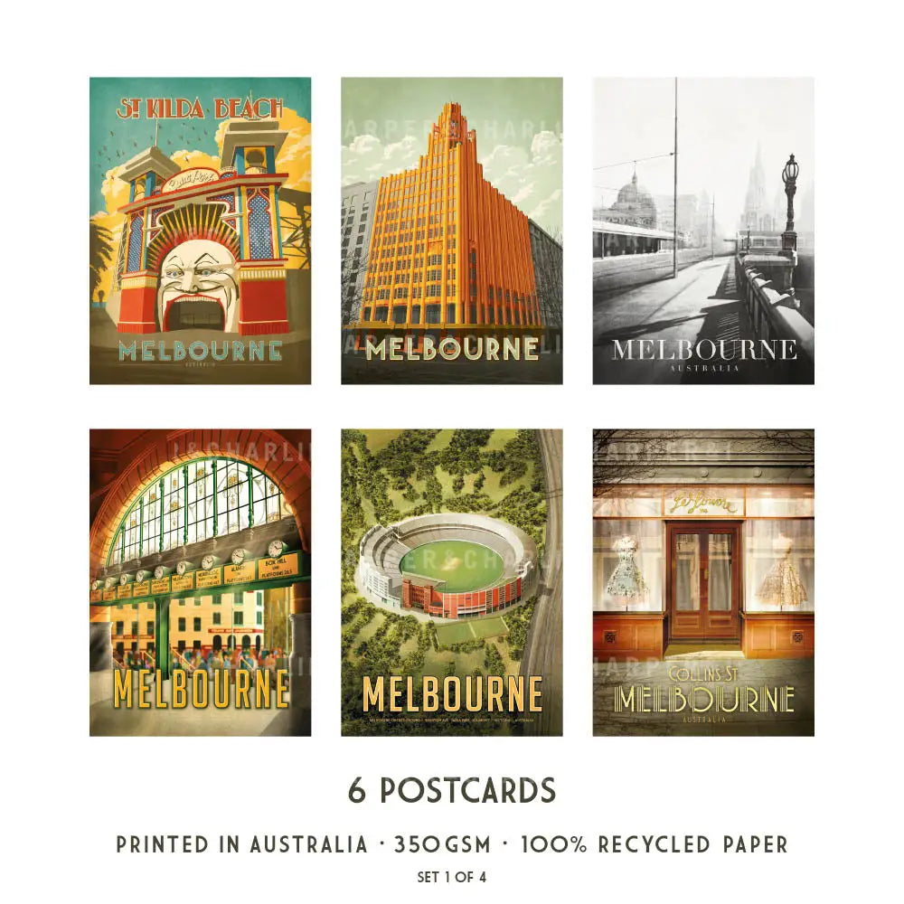 Melbourne Postcard Pack 