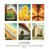 Melbourne Postcard Pack set 6 original designs by Harper and Charlie