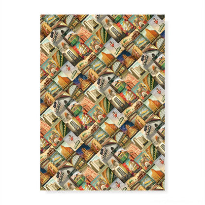 Melbourne-themed Wrapping Paper design by Harper and Charlie