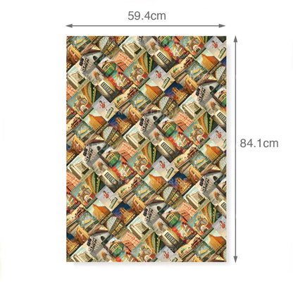 Melbourne Wrapping Paper sheet measurements by Harper and Charlie