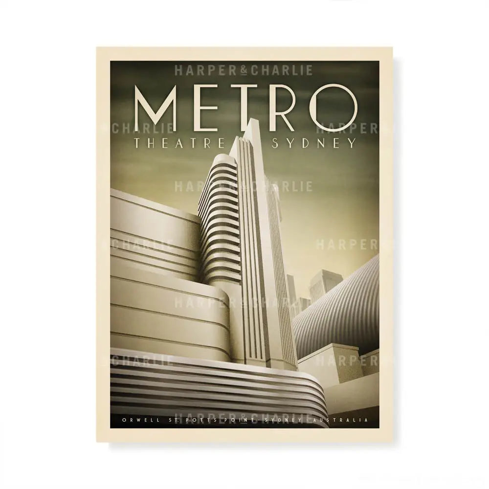 Metro Theatre, Potts Point, Sydney Colour Print