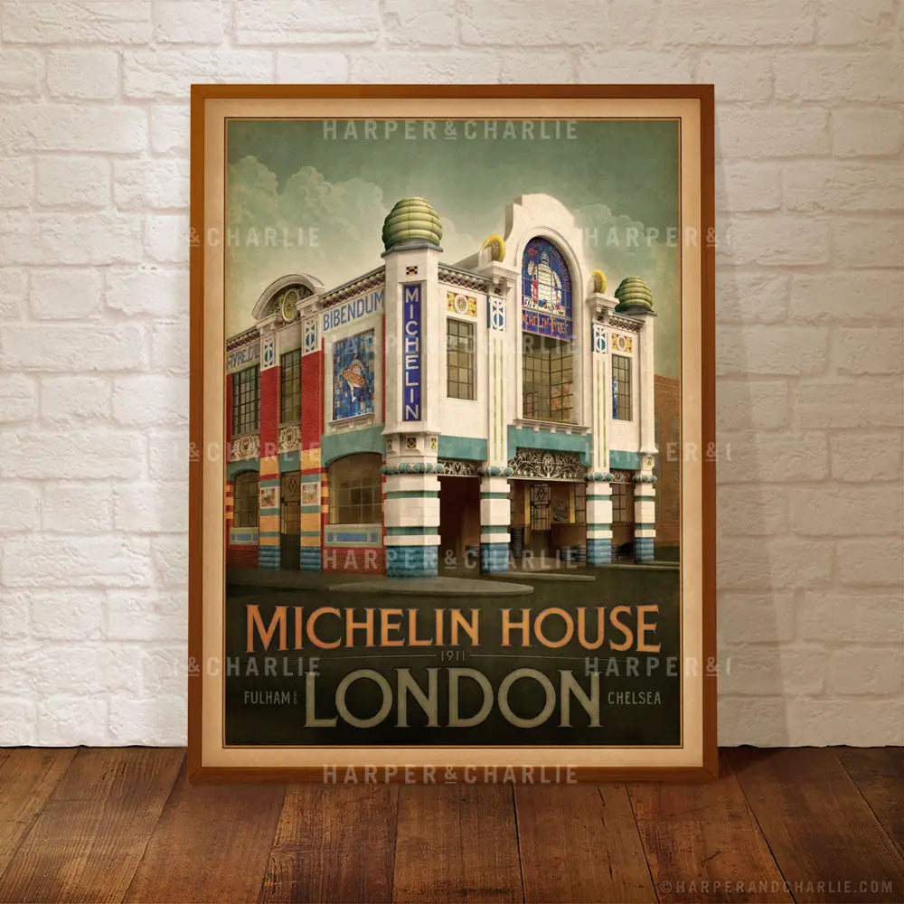 Michelin-House-Colour-Print-Framed-by-Harper-and-Charlie
