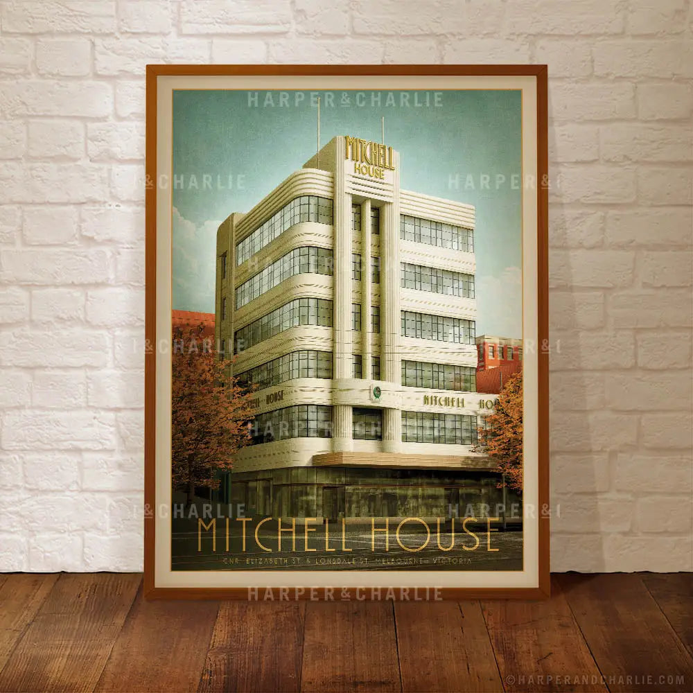 Mitchell House Colour Print Framed