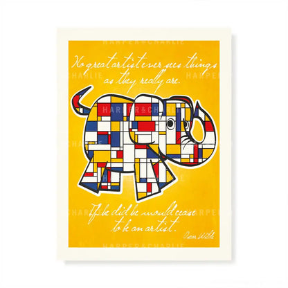 Mondrian Elephant Kids&