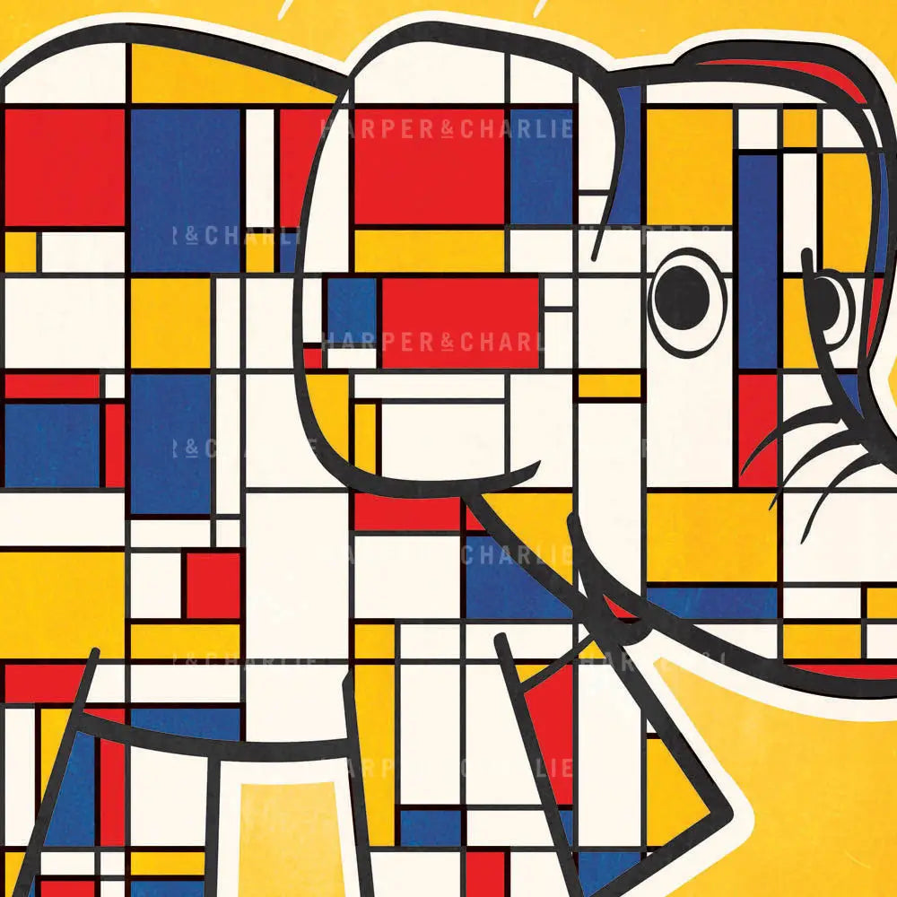 Mondrian Elephant Kids&