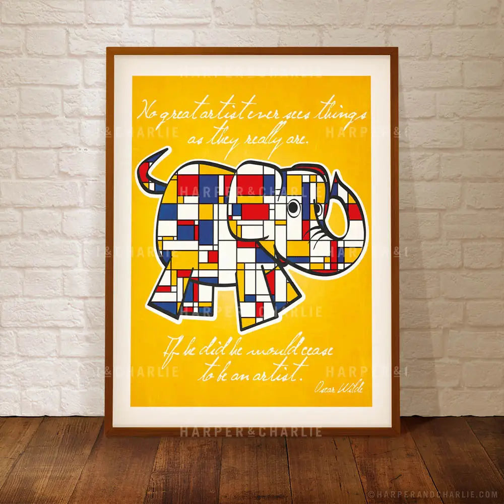 Mondrian Elephant Kids&