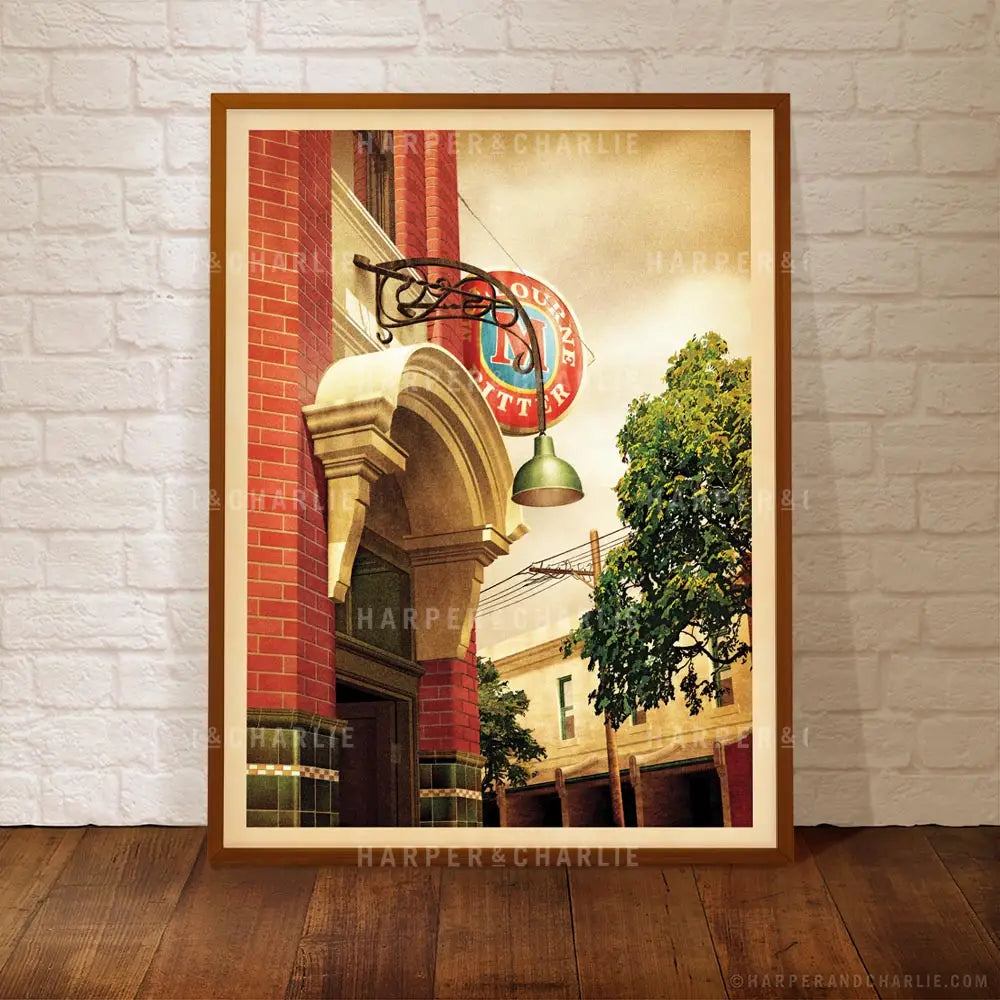 Napier Hotel Fitzroy Melbourne print by Harper and Charlie